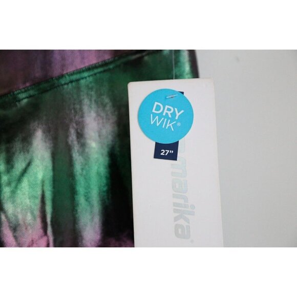 NWT MArika Colourful Iridescent High Waist Leggings L - Picture 4 of 8